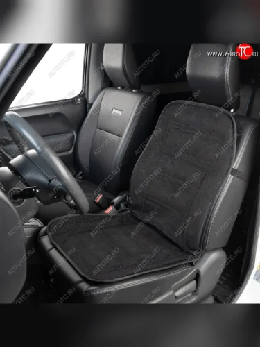 Накидка на сиденье с подогревом 12V с терморегулятором черная SKYWAY SKYWAY s02201018