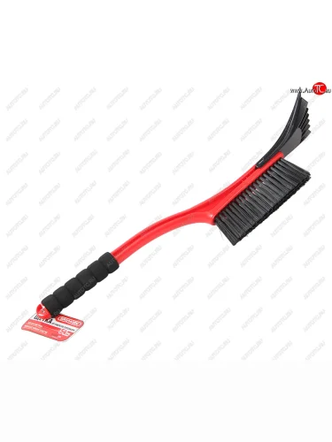 Щетка со скребком 54см черно-красная SKYWAY SKYWAY s07801019