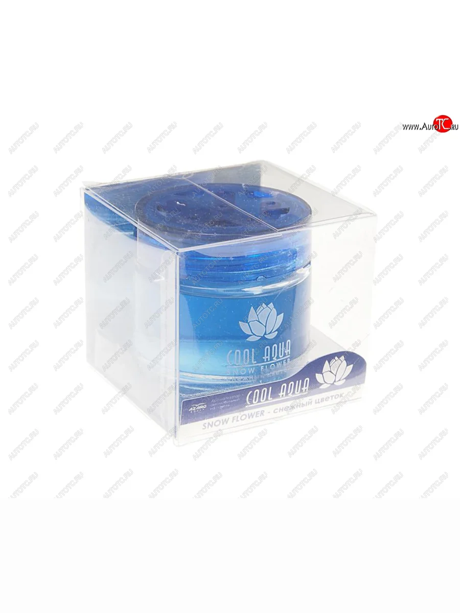 Ароматизатор на панель приборов гелевый (снежный цветок) 60мл Cool Aqua AZARD AZARD са-13  в Самаре Самарской области