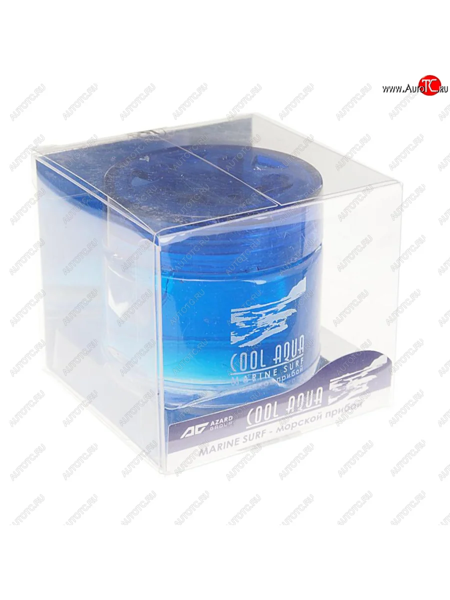 Ароматизатор на панель приборов гелевый (морской прибой) 60мл Cool Aqua AZARD AZARD са-15  в Самаре Самарской области
