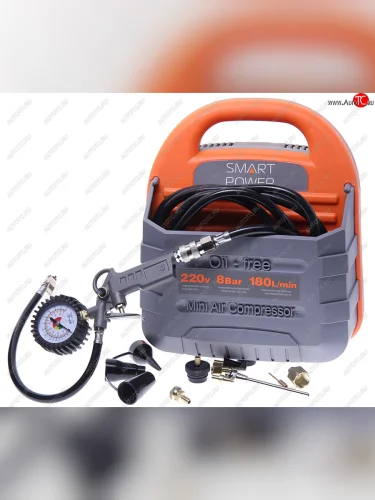 Компрессор бытовой 180лмин. 1.1кВт, 8атм. 220V 6кг BERKUT BERKUT sac-180