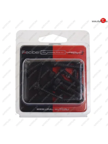 Саморез 4.8х25мм для установки сабвуфера черный (16шт.) URAL URAL саморез-тт48 черный