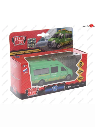 Модель автомобиля ГАЗель Next металлическая ТЕХНОПАРК ТЕХНОПАРК sb-18-19-p-wb