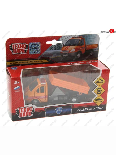 Модель автомобиля ГАЗель 3302 металлическая ТЕХНОПАРК ТЕХНОПАРК sb-19-22-c-wb