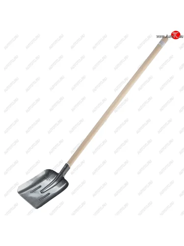 Лопата совковая рельсовая сталь с деревянным черенком NO NAME сборка 825802
