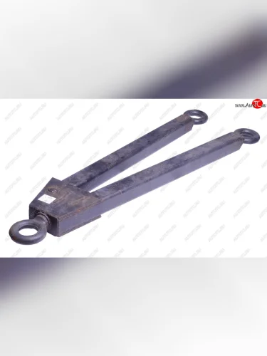 Сцепка жесткая тип треугольник для буксировки до 35т буксирующий d=90мм буксируемый d=43мм ВЕНЕРА ВЕНЕРА сцепка жбт-35п-п43(гост25907-89)