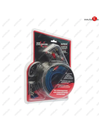 Набор для установки усилителя SOUND CIVILIZATION KICX scpk48