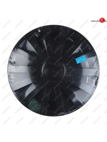 Колпак колеса R-16 черный СЭЙЛ комплект 4шт. NO NAME сэйл чер r-16