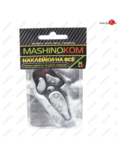 Наклейка металлическая 3D Крик 40х75мм MASHINOKOM MASHINOKOM shk 094
