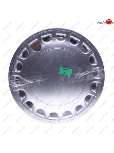 Колпак колеса R-14 серый СИЛЬВЕР комплект 4шт. NO NAME сильвер r-14