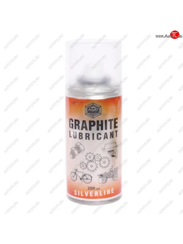 Смазка графитная SILVERLINE аэрозоль 200мл АГАТ АГАТ sl0301