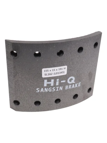 Накладка тормозной колодки DAEWOO Novus передняя (шир.155мм,10отв.) SANGSIN SANGSIN sl162