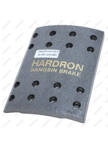 Накладка тормозной колодки HYUNDAI Universe (10-) переднейзадней (F2R2) (шир.200мм,16отв.) SANGSIN SANGSIN sl190