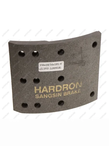 Накладка тормозной колодки HYUNDAI HD160,170,450,500 передней (F1) (шир.156мм,11отв.) SANGSIN SANGSIN sl203