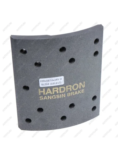 Накладка тормозной колодки HYUNDAI HD160,170,450,500 задней (R1) (шир.220мм,13отв.) SANGSIN SANGSIN sl210