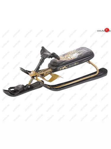 Снегокат золотистый НИКА-КРОСС НИКА снклслеопардом(золотистыйкаркас)