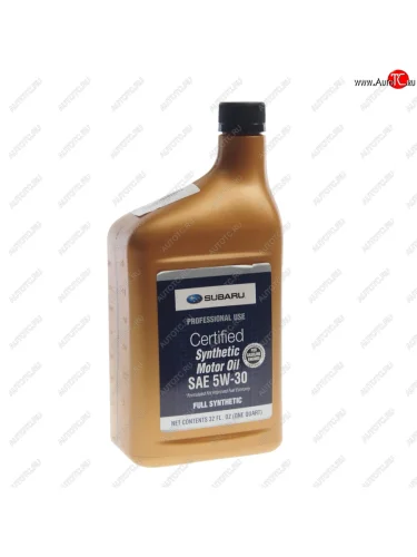 Масло моторное SUBARU 5W30 синт.0.946л OE SUBARU soa427v1410