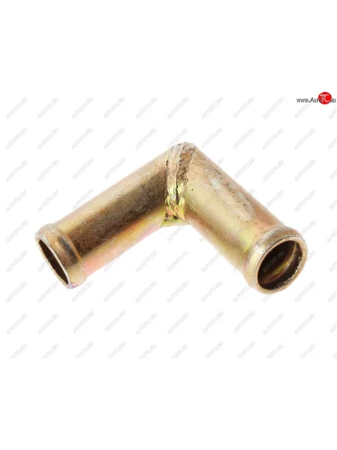 Соединитель для шлангов угловой 90 град. d=18 отопителя металлический NO NAME соединитель d=18мм