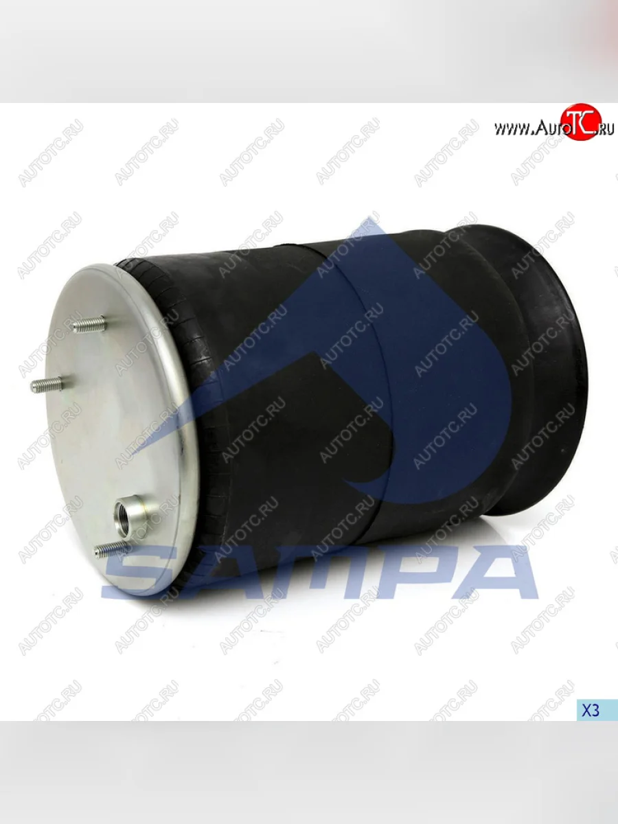 Пневморессора DAF (пластиковый стакан) (3шп. M10мм,1 штуцер M16х1.5мм) SAMPA SAMPA sp55792-kp02 с доставкой в г. Кемерово