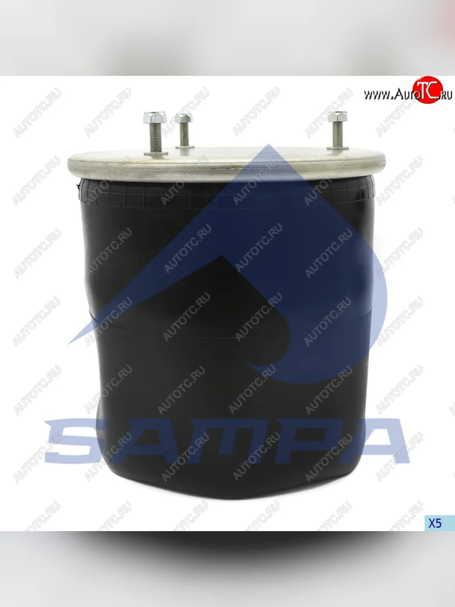 Пневморессора KASSBOHRER (3 шп. M10мм, 1 штуцер M22х1.5мм) SAMPA SAMPA sp55811-03 с доставкой в г. Кемерово