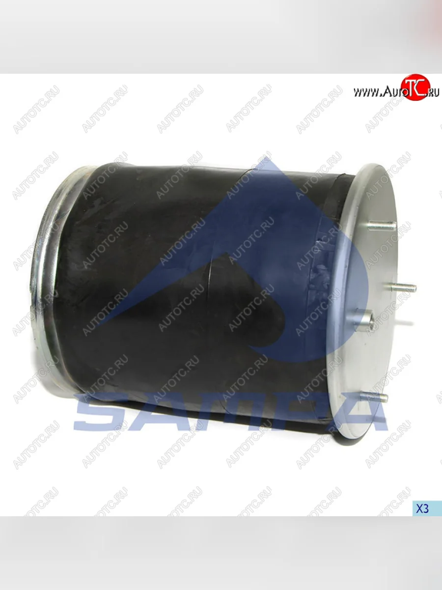 Пневморессора DAF (металлический стакан) (3 шп. M10мм,1 штуц. M16х1.5мм) SAMPA SAMPA sp55811-k16 с доставкой в г. Кемерово