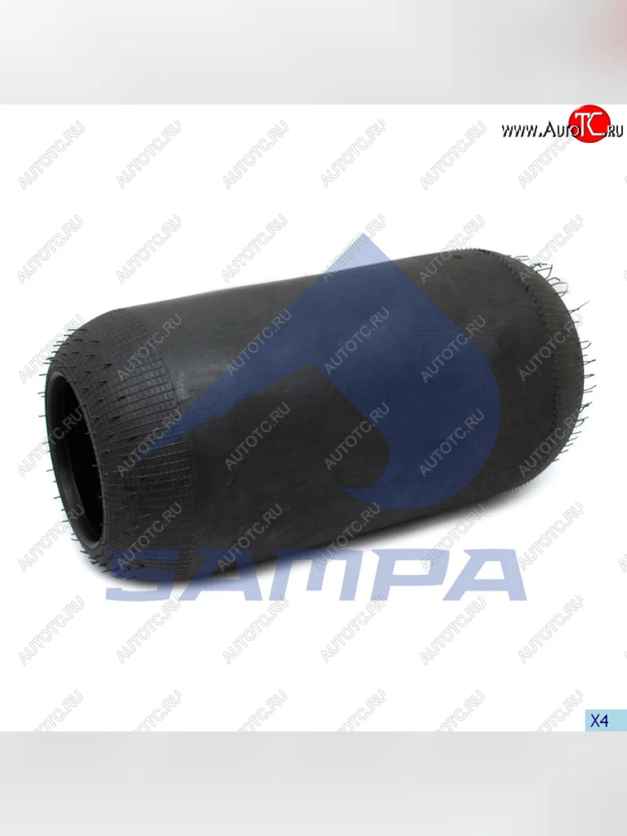Пневморессора MERCEDES IVECO RENAULT (чулок) (460х210мм,отв. 130.8х130.8мм) передняя SAMPA SAMPA sp55945 с доставкой в г. Кемерово
