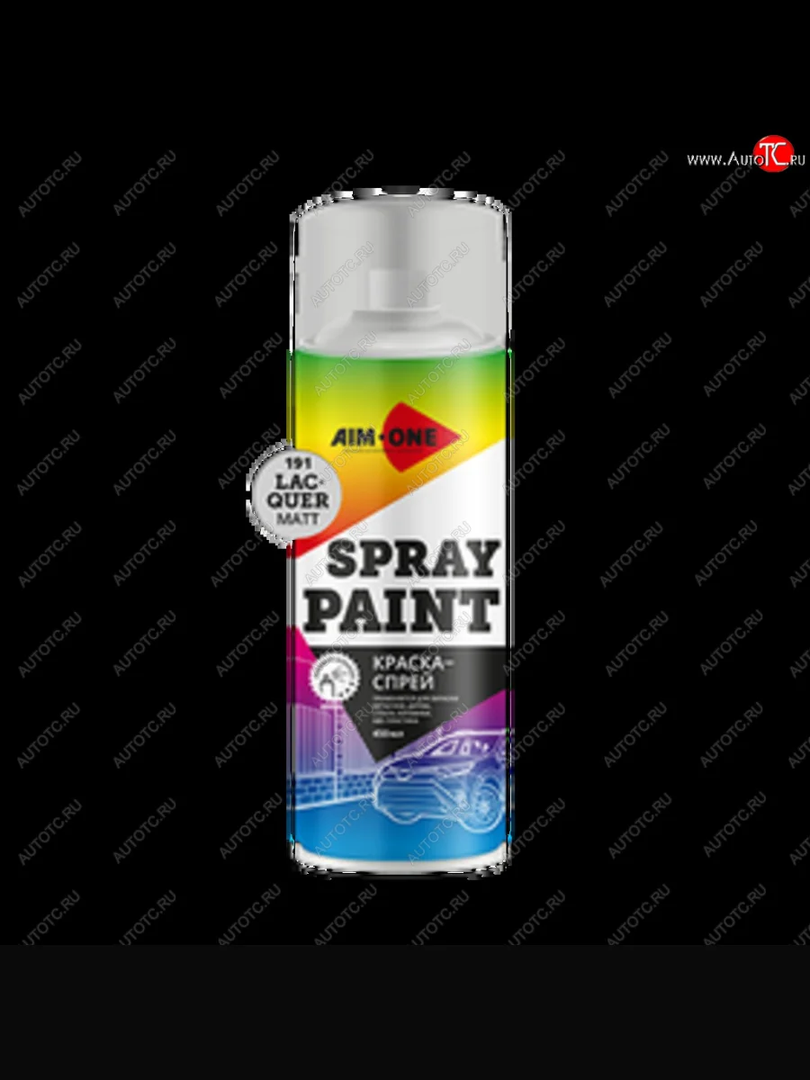 Лак матовый аэрозоль 450мл Spray Paint Lacquer Matt AIM-ONE AIM-ONE sp-ml191 с доставкой в г. Кемерово