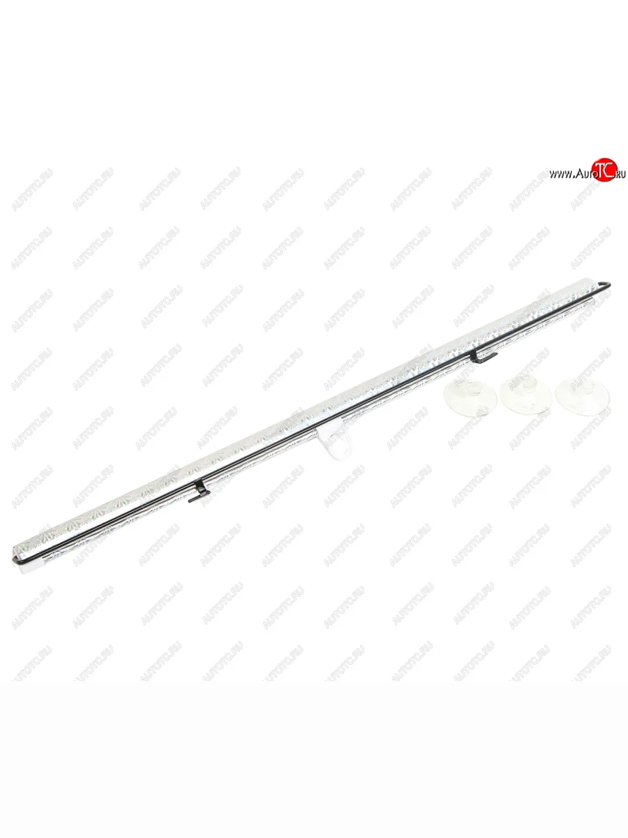 Шторка автомобильная универсальная 130x68см раздвижная солнцезащитная серебряная NO NAME ssh-19360  в Перми Пермском крае