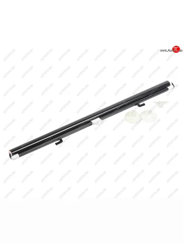 Шторка автомобильная универсальная 130x58см раздвижная солнцезащитная черная NO NAME ssh-19362ssh-21681