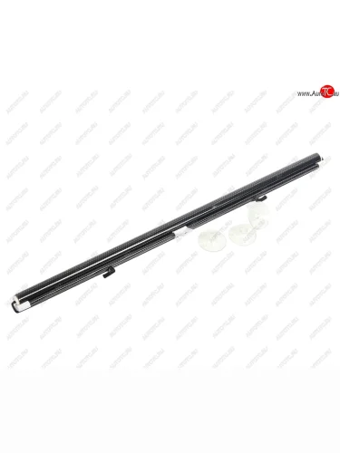 Шторка автомобильная универсальная 130x68см раздвижная солнцезащитная черная NO NAME ssh-19363