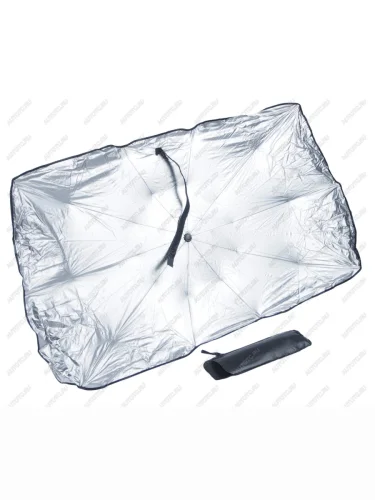 Шторка автомобильная универсальная 125x67см зонтик солнцезащитная NO NAME ssh-25387