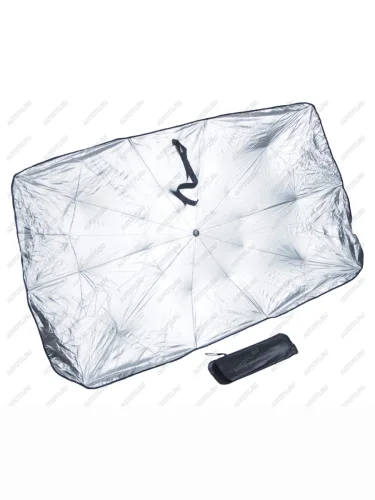 Шторка автомобильная универсальная 145x79см зонтик солнцезащитная NO NAME ssh-25388