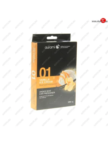 Ароматизатор под сиденье гелевый (ванильное мороженое) AURAMI AURAMI std-01