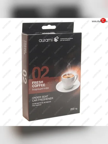 Ароматизатор под сиденье гелевый (бодрящий кофе) 200г AURAMI AURAMI std-02