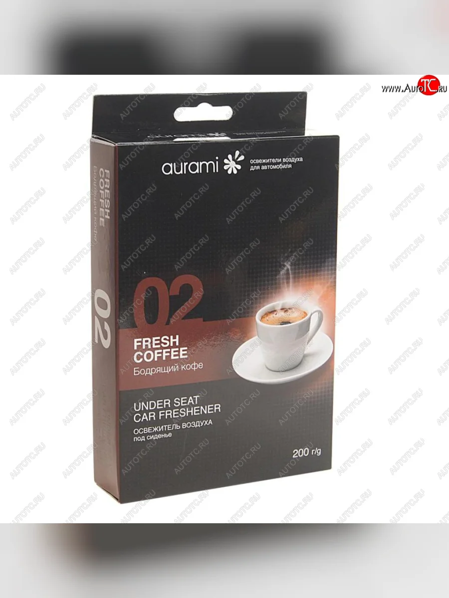 Ароматизатор под сиденье гелевый (бодрящий кофе) 200г AURAMI AURAMI std-02  в Самаре Самарской области
