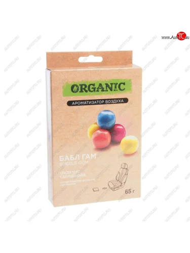 Ароматизатор под сиденье органика (bubble gum) 65г AURAMI AURAMI std-23