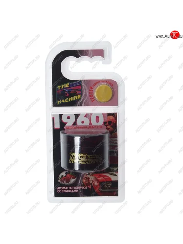 Ароматизатор на дефлектор гелевый (клубника со сливками) Time Machine FOUETTE FOUETTE tm-2
