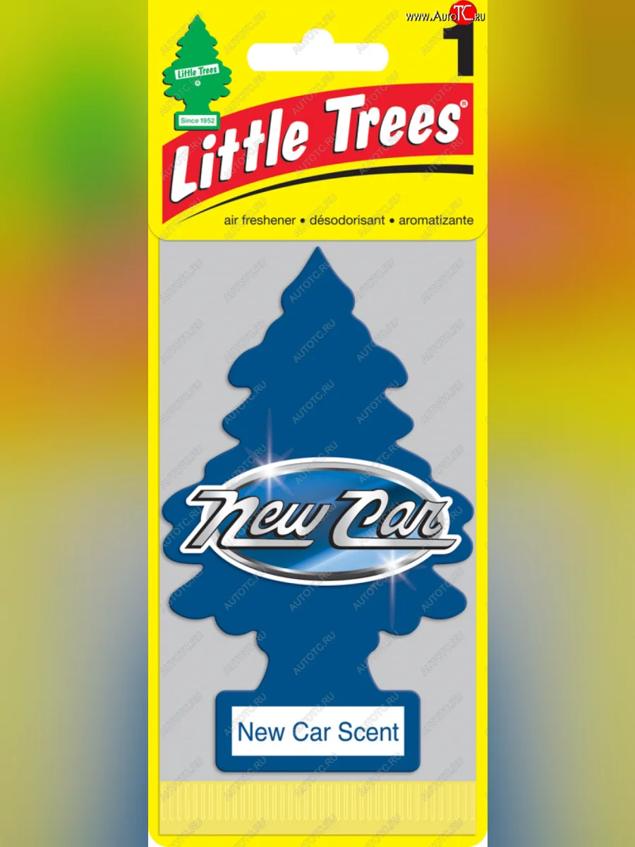 Ароматизатор подвесной пластина (новая машина) Елочка CAR FRESHNER CAR FRESHNER u1p-10189-russ  в Самаре Самарской области