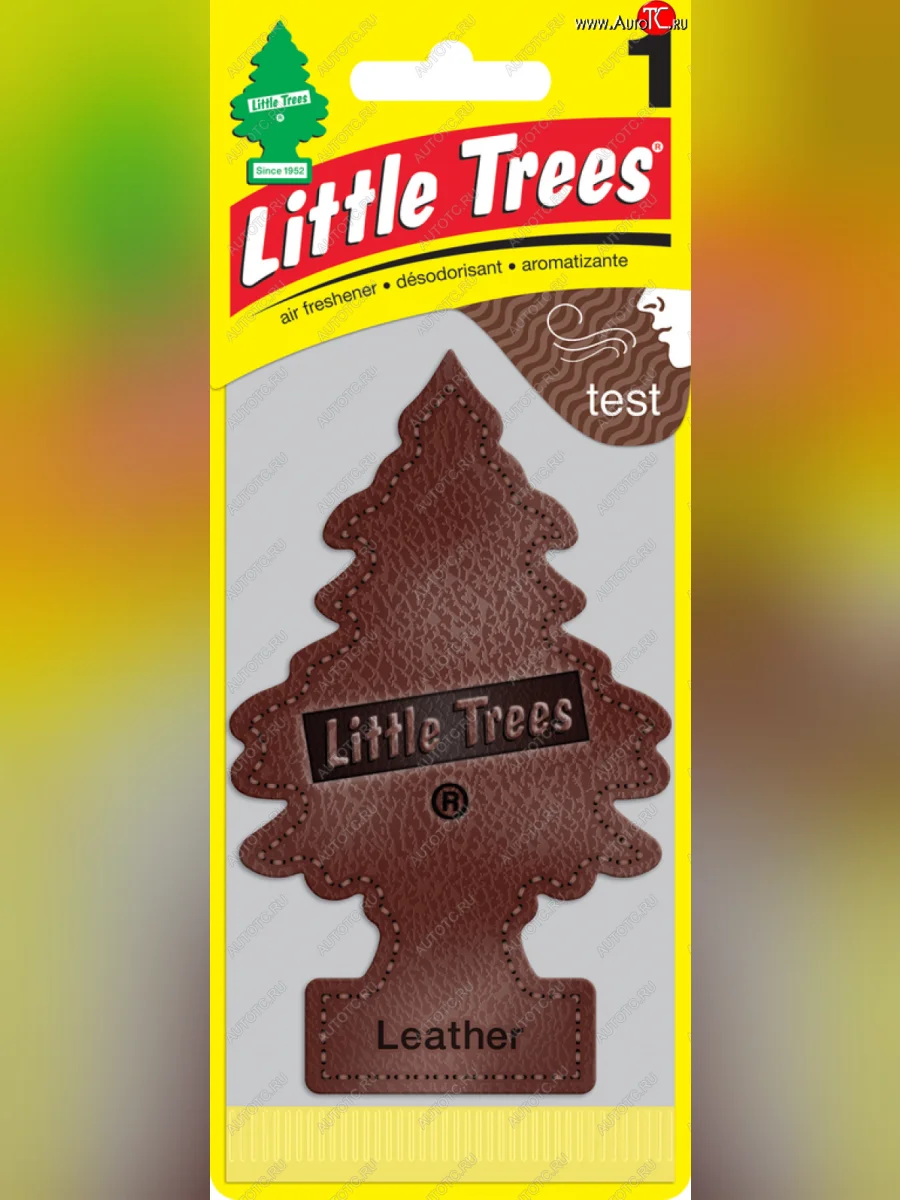 Ароматизатор подвесной пластина (кожа и дерево) Елочка CAR FRESHNER CAR FRESHNER u1p-10290-russ  в Самаре Самарской области