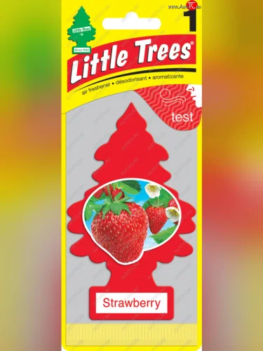 Ароматизатор подвесной пластина (клубника) Елочка CAR FRESHNER CAR FRESHNER u1p-10312-russ