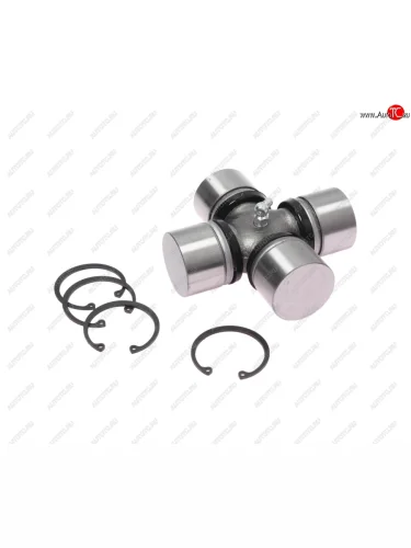 Крестовина КАМАЗ-ЕВРО,УРАЛ вала карданного малая в сборе (50х135мм) (стопорные кольца) усиленная УКД УКД у.53205-2201025