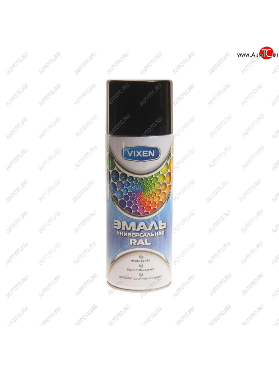 Краска черная глянцевая аэрозоль 520мл VIXEN VIXEN vx-19005 с доставкой в г. Кемерово