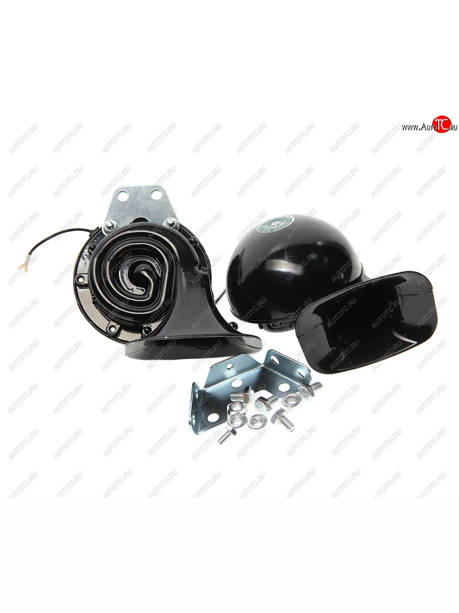 Сигнал звуковой 12V 430320Hz комплект 2шт. TORINO TORINO w-2035 black с доставкой в г. Кемерово