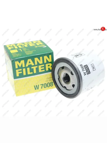 Фильтр масляный FORD Focus,Fiesta,Mondeo (1.21.41.6) D76ммхH75ммx1bar MANN MANN w7008