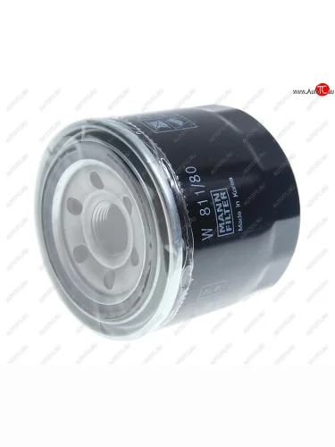 Фильтр масляный HYUNDAI Sonata,Accent,Lantra KIA Rio 3,Cerato MITSUBISHI Galant,Pajero (06-)MANN MANN w81180