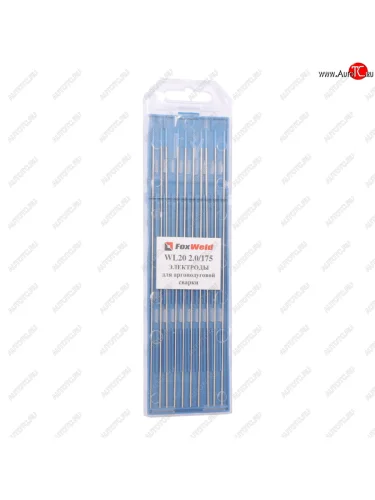 Электрод сварочный d=2.0мм 10шт. по нержавейке вольфрамовый NO NAME wl-20