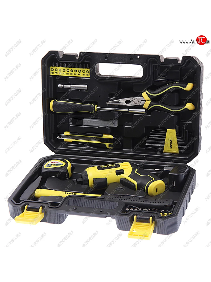 Набор инструментов 47 предметов слесарно-монтажный WMC TOOLS WMC TOOLS wmc-1047 с доставкой в г. Кемерово