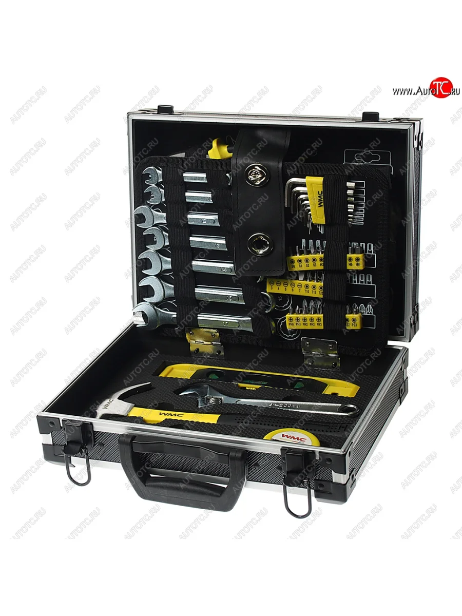 Набор инструментов 64 предмета в чемодане WMC TOOLS WMC TOOLS wmc-1064 с доставкой в г. Кемерово