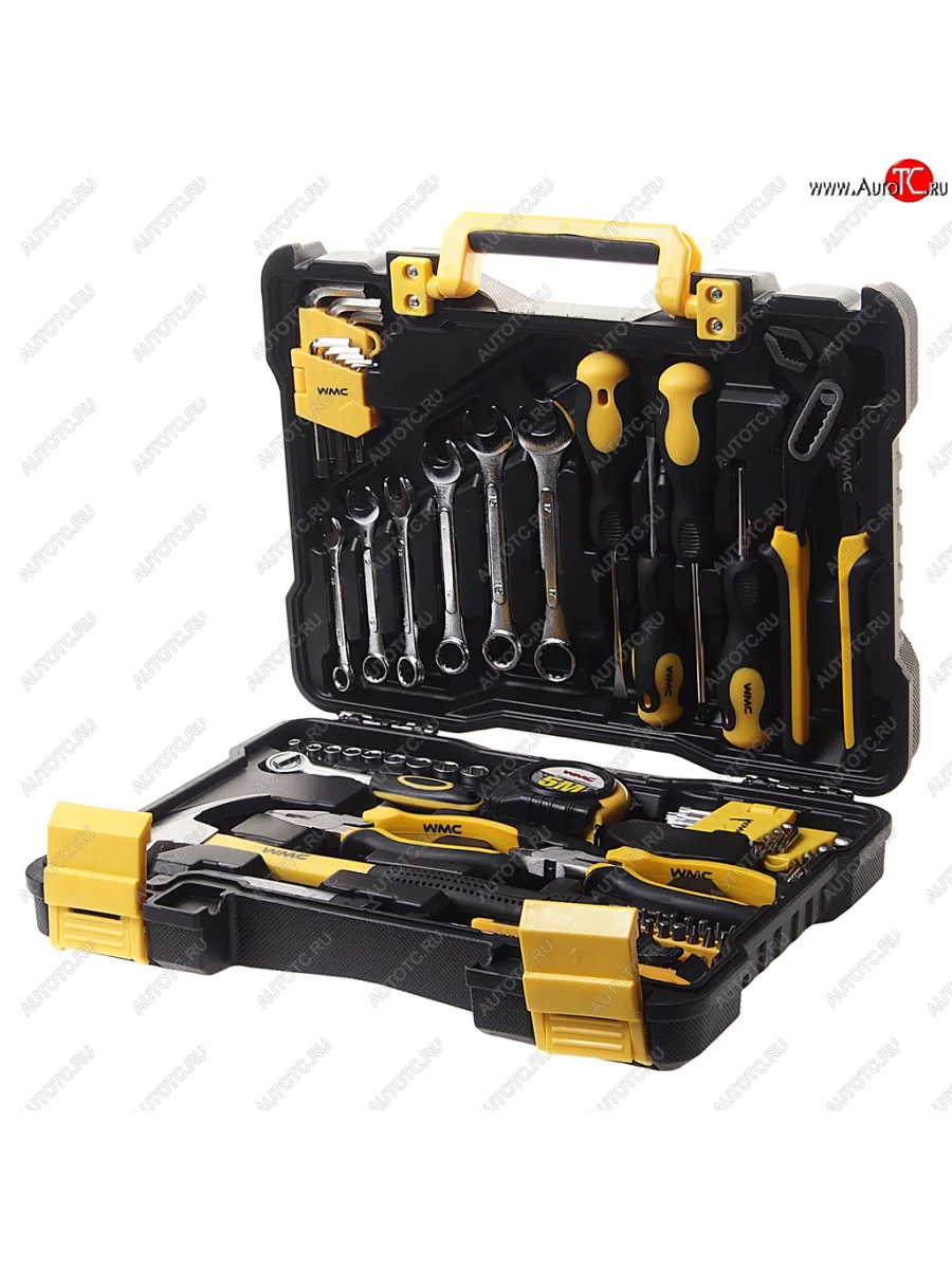 Набор инструментов 70 предметов слесарно-монтажный 1/4 DR 5-13мм WMC TOOLS WMC TOOLS wmc-2070 WMC TOOLS wmc-2070 с доставкой в г. Кемерово