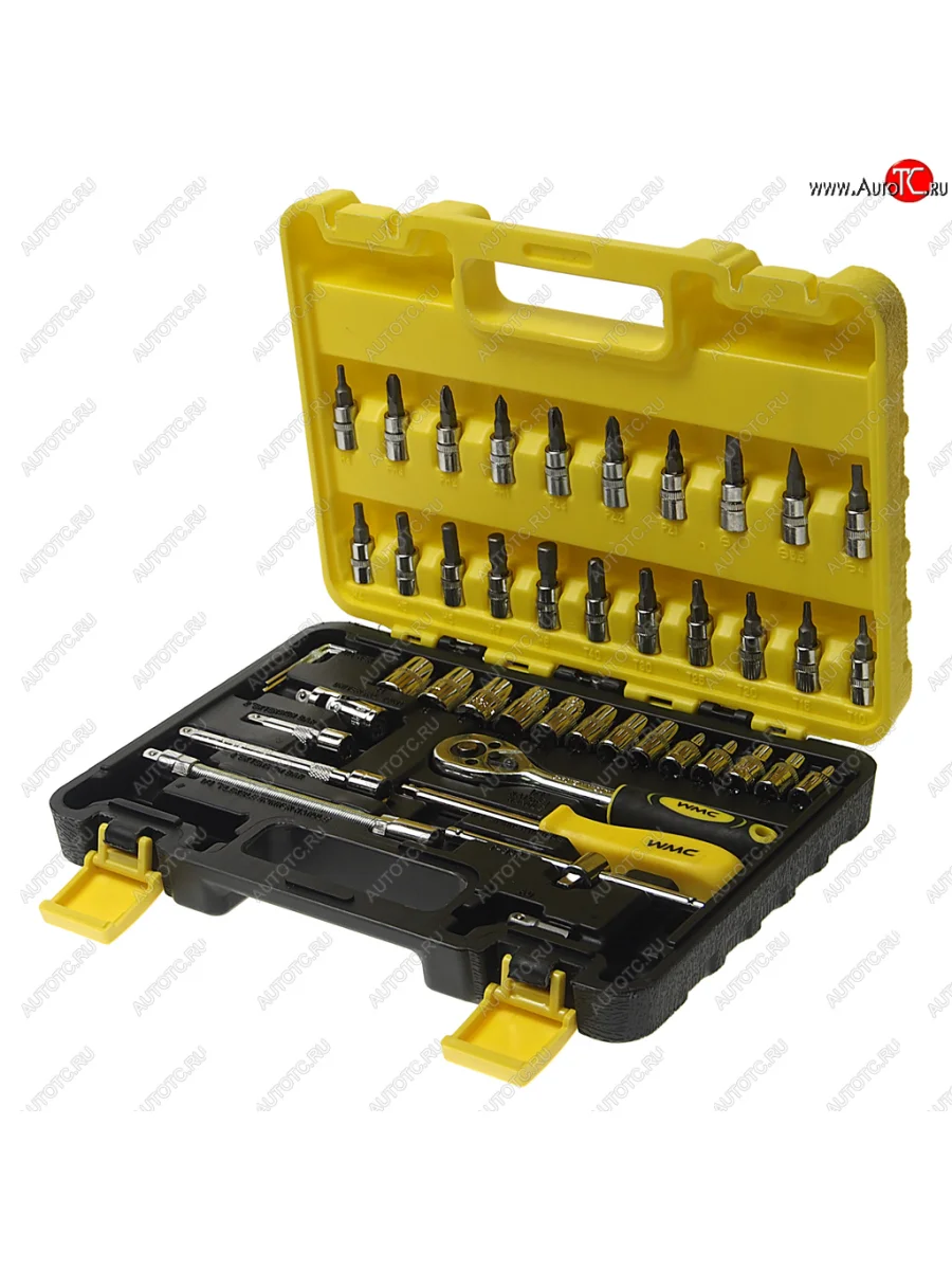 Набор головок торцевых и бит-головок 14 46 предметов WMC TOOLS WMC TOOLS wmc-2462-5euro с доставкой в г. Кемерово